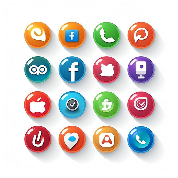 Photo clipart illustrations social media icon