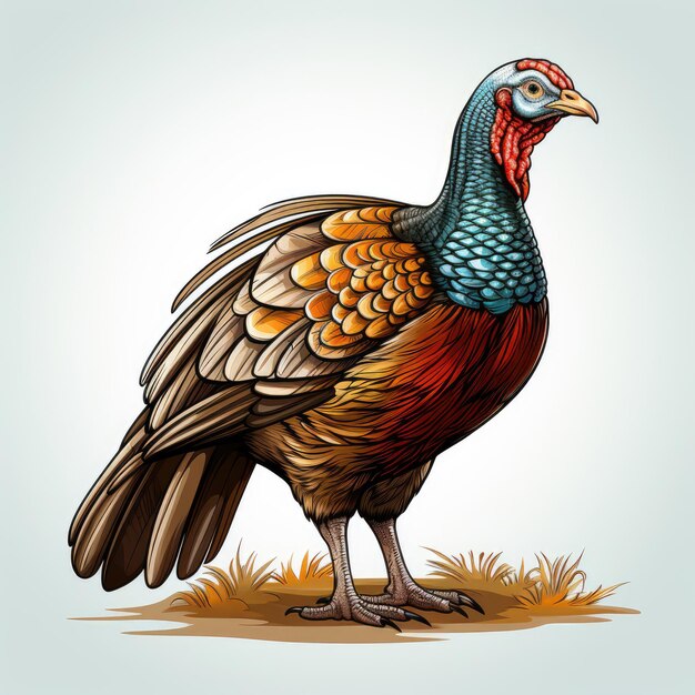 Clipart of Thanksgiving turkey