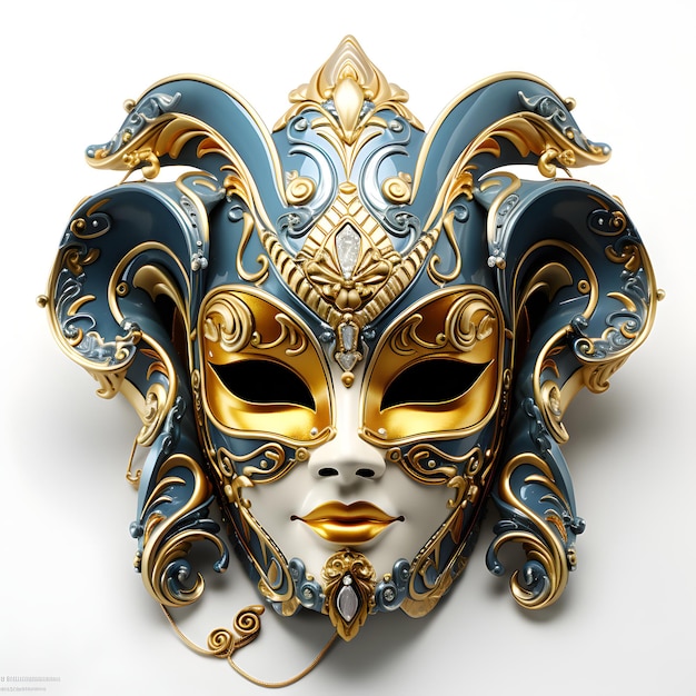 clipart on a white background of Venetian mask