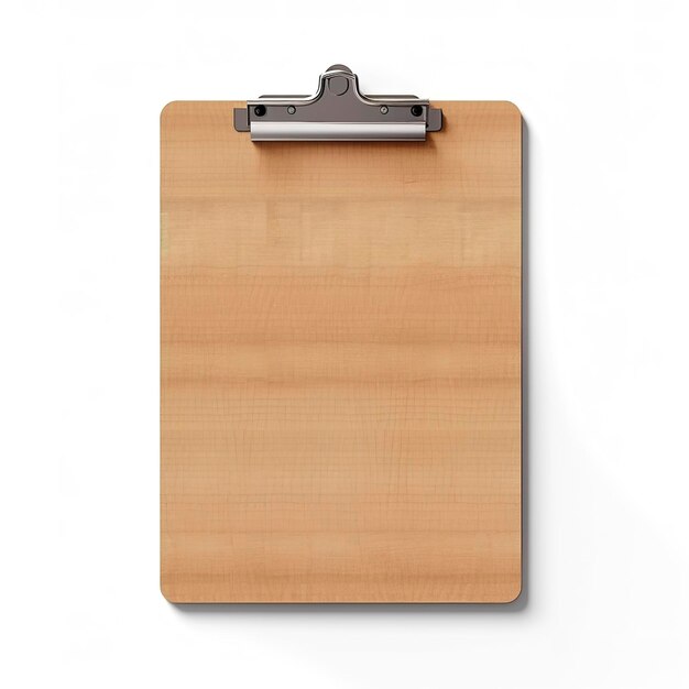 Clipboard is isolated on white background Generative AI