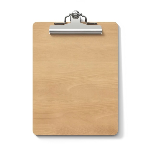 Clipboard is isolated on white background Generative AI