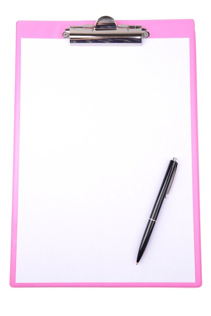 Clipboard isolated on white