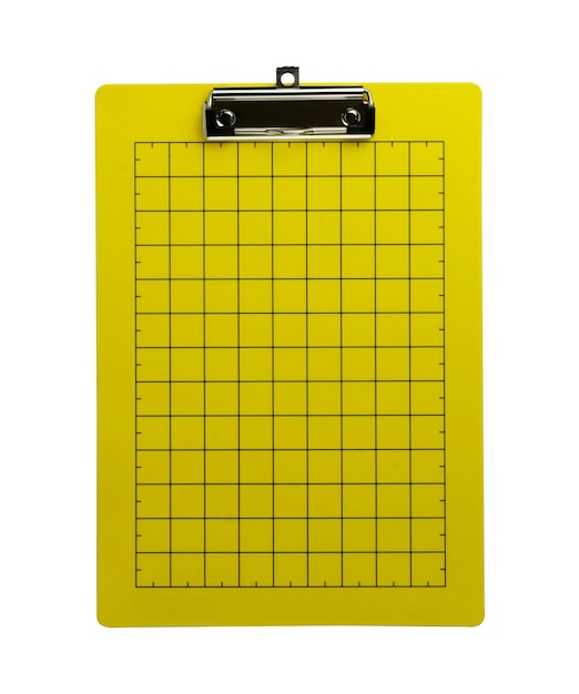 Photo clipboard plastic isolated on white background