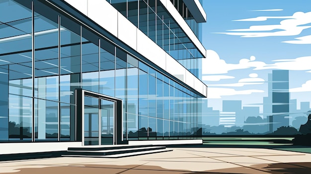 Clipbusiness office building clipart