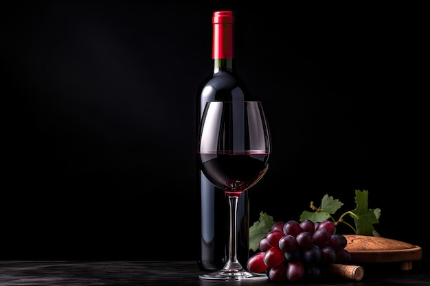 クリッピング パスは黒の赤ワインを保存します