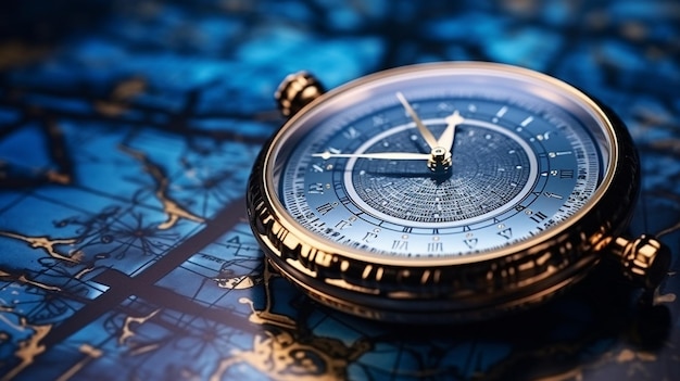 Clock hd 8k wallpaper stock photographic image