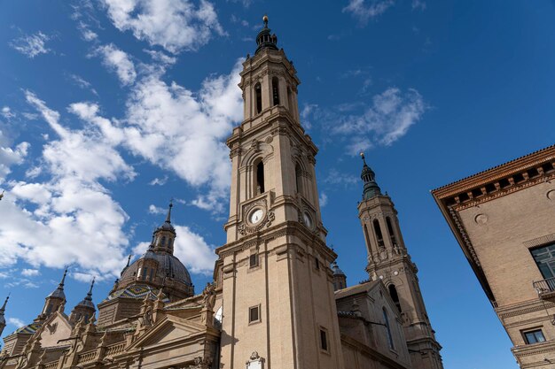 Clock Tower of Basilica del Pilar Timeless Symbol of Zaragoza