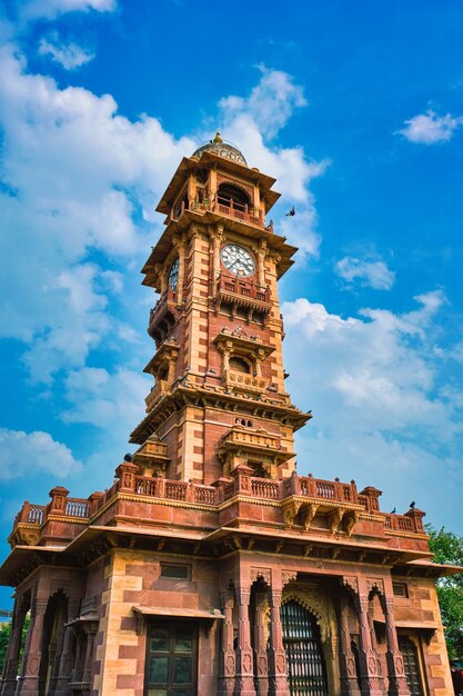 Clock tower ghanta ghar local landmark in jodhpur rajasthan india