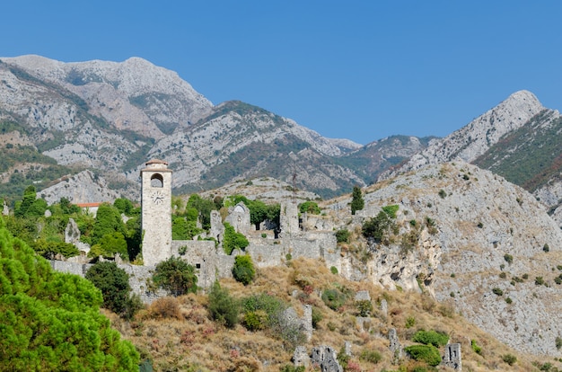 Clock Tower in de oude Bar, Montenegro