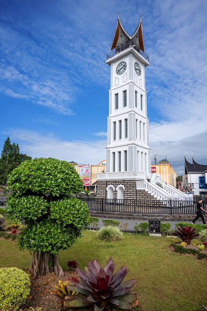 Clock Tower Monument, een erfgoed en mijlpaal in West Sumatra, Indonesië