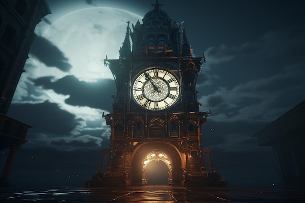 時間を保持する時計塔