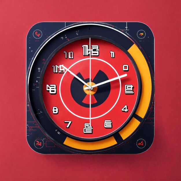 Clock wall display