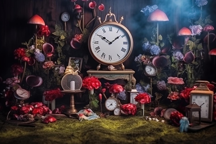 Photo a clock with the numbers 12 and 12 on it