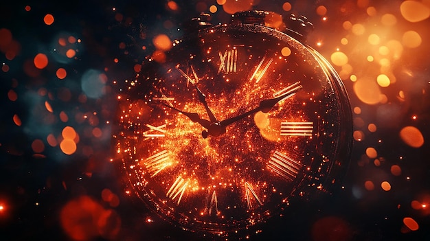 a clock with the word quot s quot on it