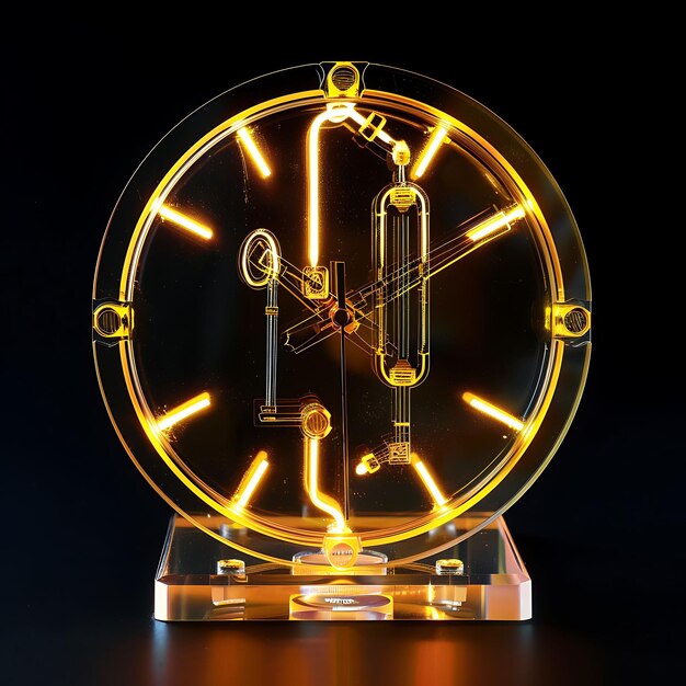 a clock with the word quot s quot on it