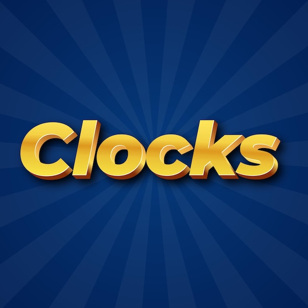 Clocks text effect gold jpg attractive background card photo