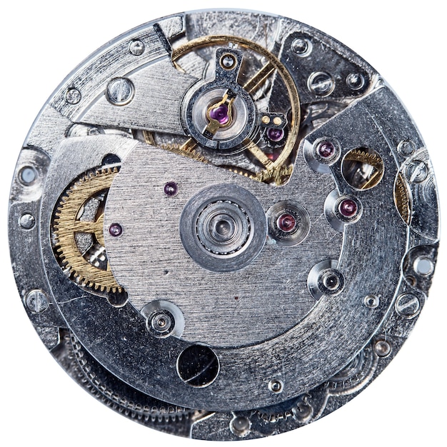 clockwork old mechanical watch high resolution and detail