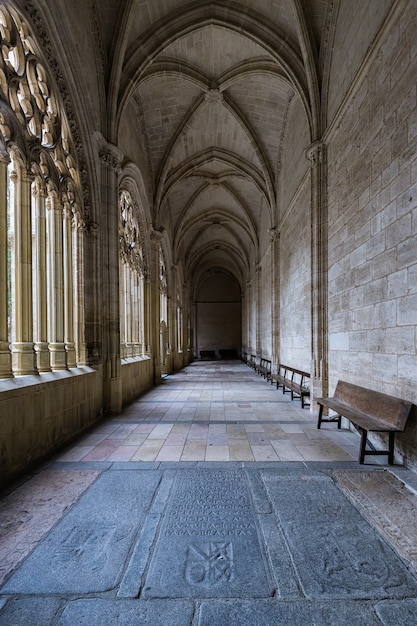 Cloister in the Cathedral of Segovia.