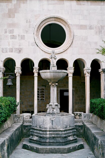 Cloister of the franciscan monastery dubrovnik croatia