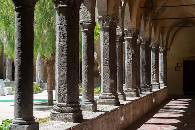 Cloister of San Francesco The courtyard of the old Catholic monastery