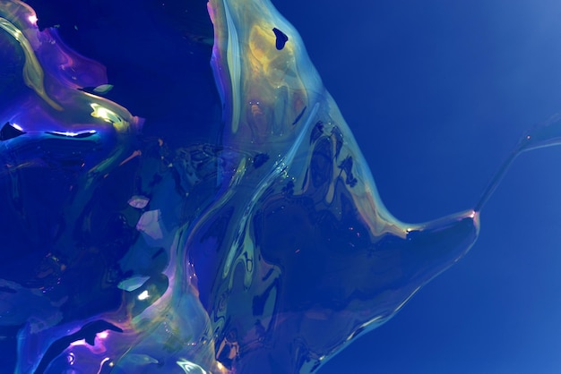 Close-up of abstract bubbles
