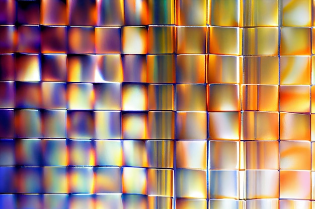 CLose up abstract glass tiles background