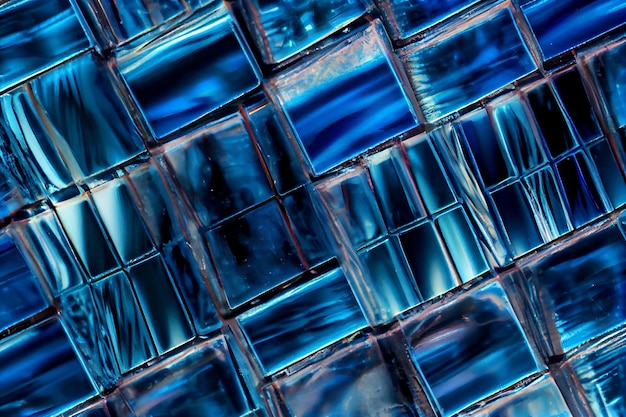 CLose up abstract glass tiles background