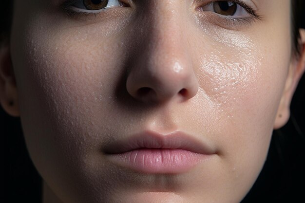 Photo close up of acne products with glycolic acid for gentle exfoliation and acne prevention