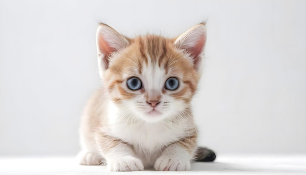 Close up of an adorable cat looking at the camera