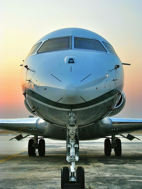 Foto prossimo piano dell'aereo