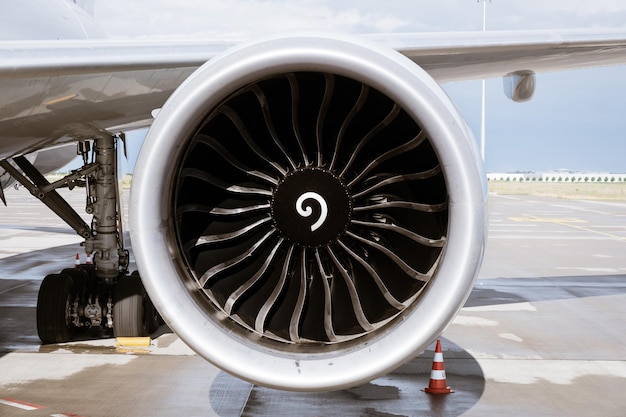 飛行機のクローズアップ