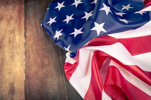 Close-up Amerikaanse vlag