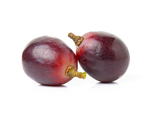 Close-up of apple against white background