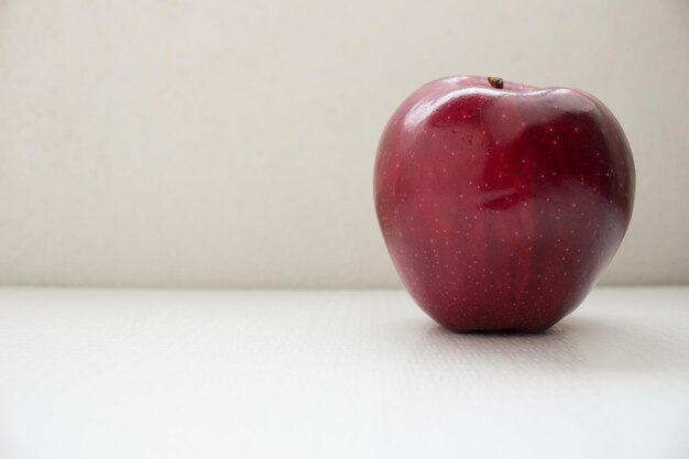 Close-up of apple on table