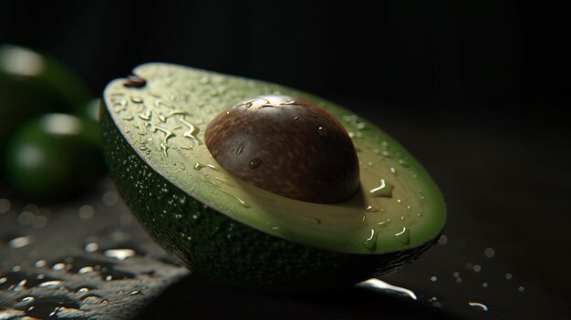 Photo close up of avocado