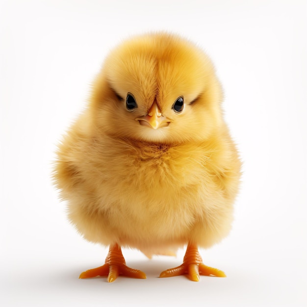 a close up of a baby chick