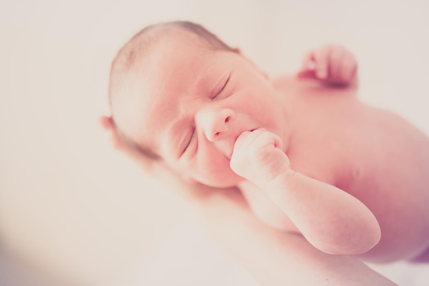 close-up of baby