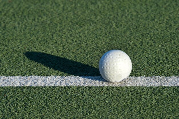 Photo close-up of a ball on a field