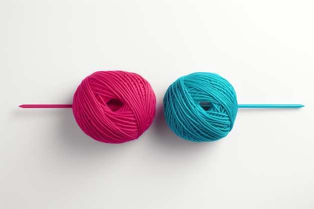 a close up of a ball of yarn