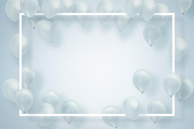 Photo close-up of balloons over white background