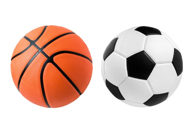 Close-up of balls against white background