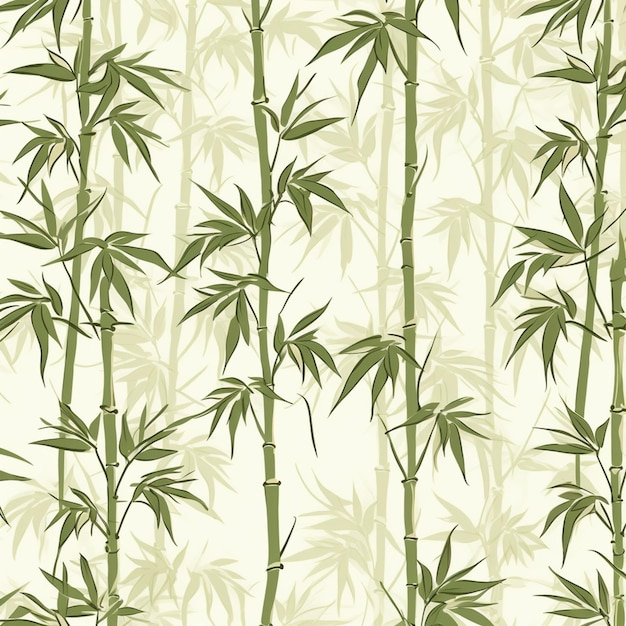 a close up of a bamboo plant with many leaves on a white background generative ai