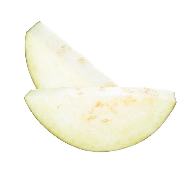 close-up of bananas against white background