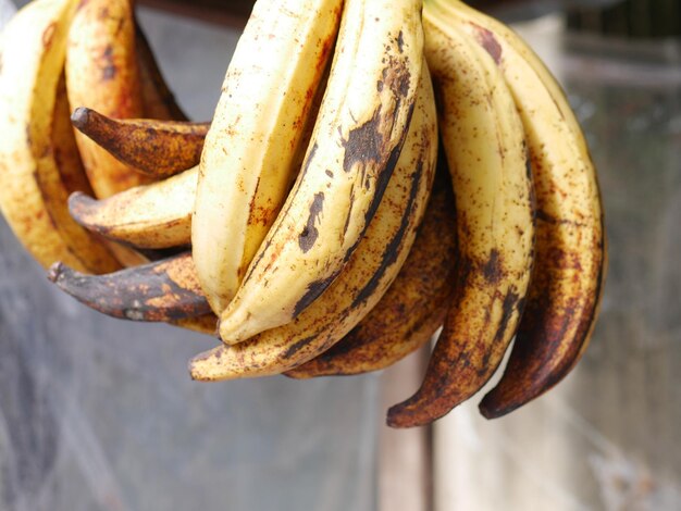 Photo close-up of bananas