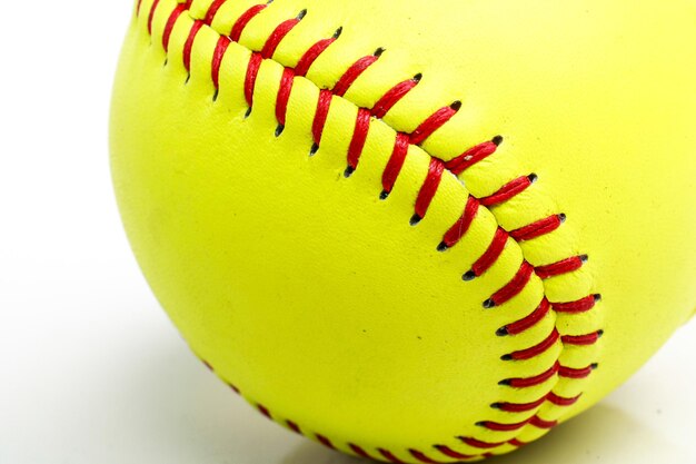 Photo close-up of baseball equipment