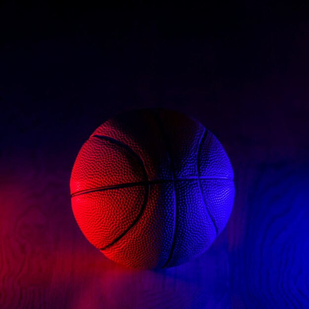 Photo close-up of basketball