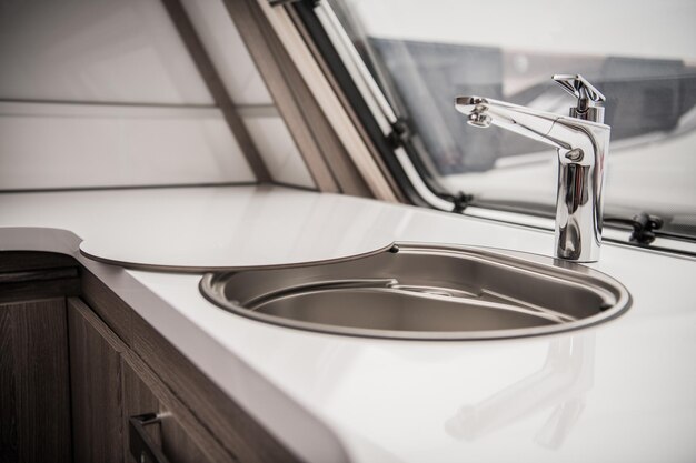 Photo close-up of bathroom at home