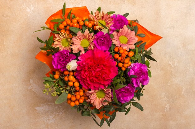 Close-up of a beautiful bouquet of flowers