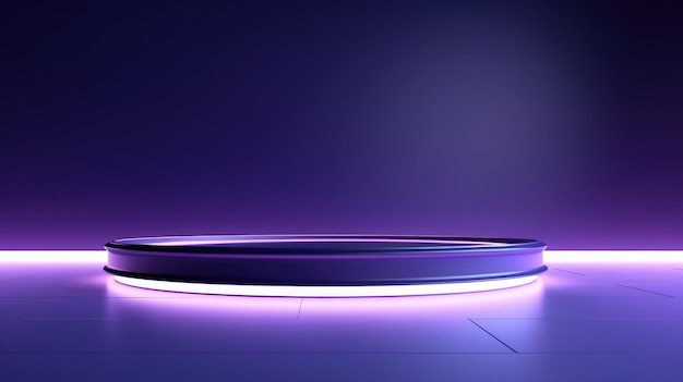 Close up beautiful futuristic background for presentation minimalistic metalic purple blue