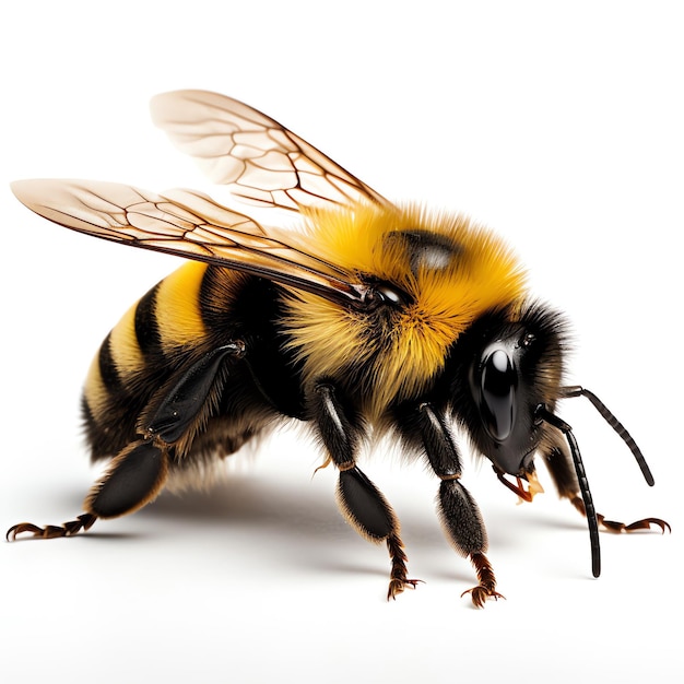 Premium AI Image | a close up of a bee